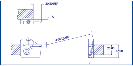 LH Curve - RH External - CAD Drawing