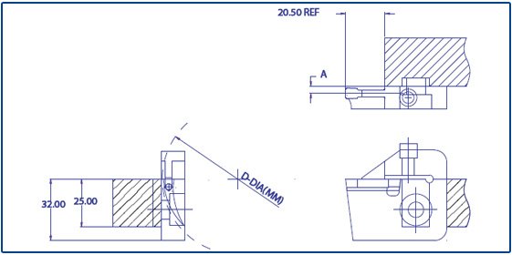 RH Curve - RH External - CAD Drawing